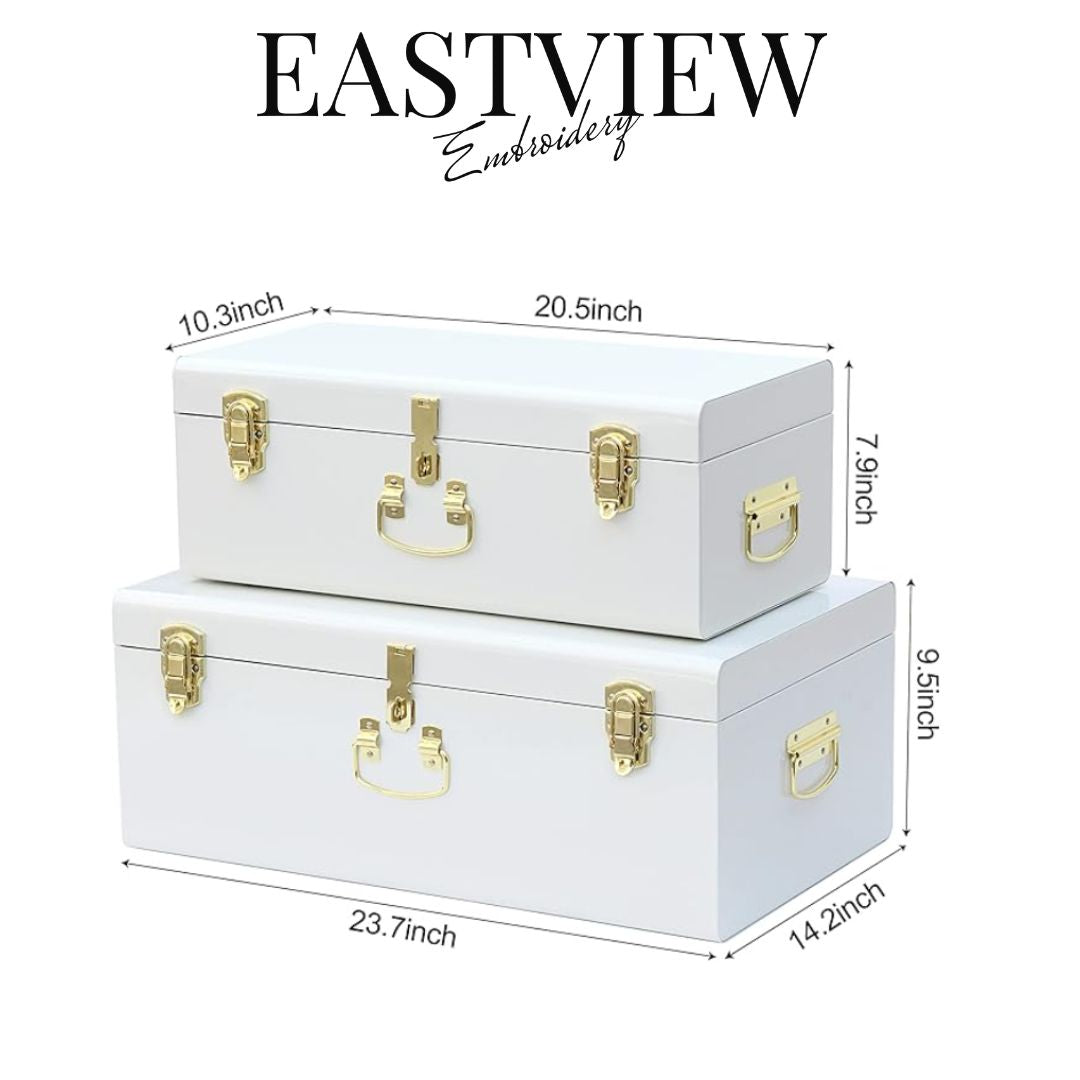 White Keepsake Trunk