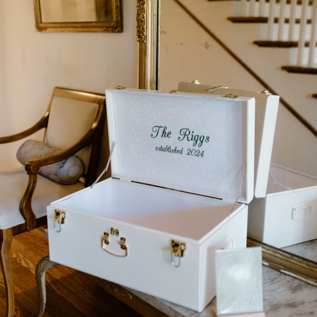White Keepsake Trunk